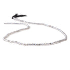 2mm Metallic Labradorite micro faceted rondelle beads 13 inch 170 pieces - Beadsofcambay.com