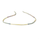 2mm Multi Color Fancy Sapphire Micro Faceted Round Beads 12.5 inch 200 pieces - Beadsofcambay.com