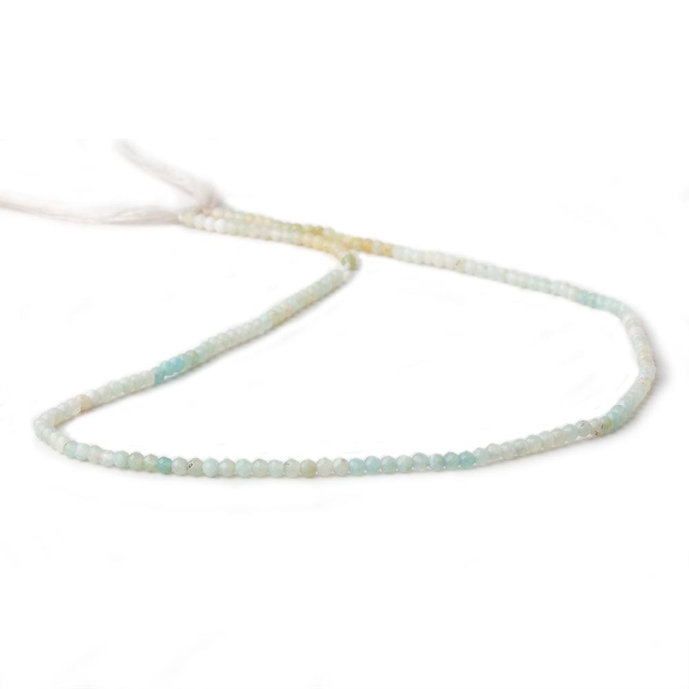 2mm Multi Color Peruvian Opal micro faceted round beads 13 inch 160 pieces AAA - Beadsofcambay.com