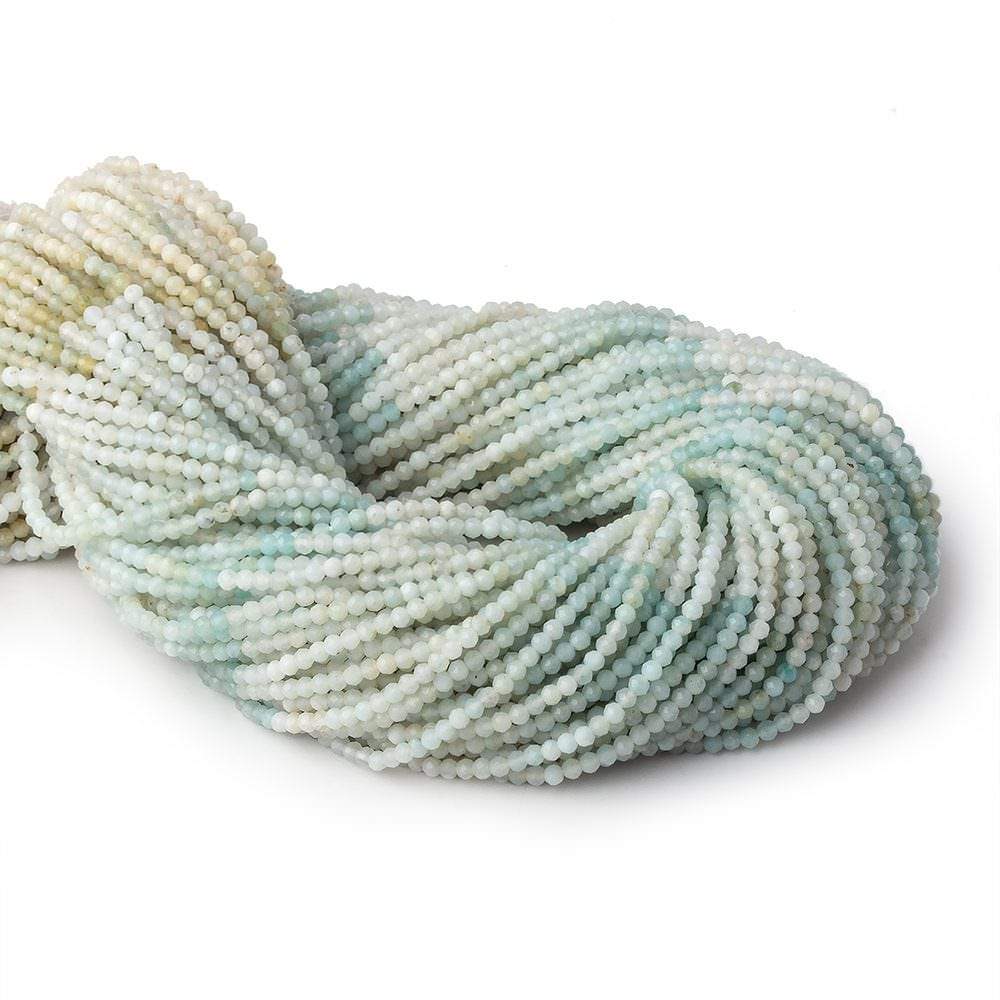 2mm Multi Color Peruvian Opal micro faceted round beads 13 inch 160 pieces AAA - Beadsofcambay.com