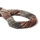 2mm Multi Color Scapolite micro faceted rondelle 16.5 inch 286 pieces AAA - Beadsofcambay.com