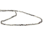 2mm Multi Grey Sapphire Micro Faceted rondelle beads 13 inch 200 pieces - Beadsofcambay.com