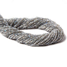2mm Mystic Labradorite micro-faceted rounds 13 inch 175 beads AAA - Beadsofcambay.com