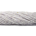 2mm Pale Cape Amethyst microfaceted round beads 13 inch 170 pieces - Beadsofcambay.com