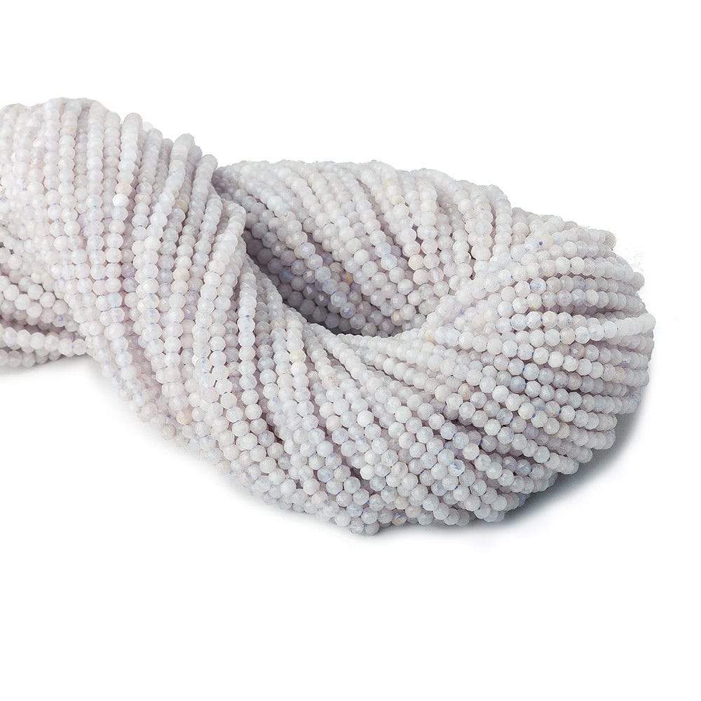 2mm Pale Cape Amethyst microfaceted round beads 13 inch 170 pieces - Beadsofcambay.com