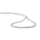 2mm Pale Grey Moonstone microfaceted round beads 13 inch 175 pieces - Beadsofcambay.com