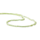 2mm Peridot microfaceted round beads 13 inch 175 pieces - Beadsofcambay.com