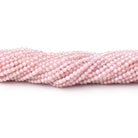 2mm Pink Zircon Micro Faceted Round Beads 12.5 inch 174 pieces - Beadsofcambay.com