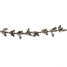 2mm Pyrite micro faceted round Black Gold Dangling Chain by the foot 110 pieces - Beadsofcambay.com