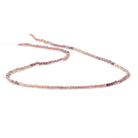 2mm Red Sapphire Micro Faceted Round Beads 12.5 inch 158 pieces - Beadsofcambay.com