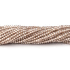 2mm Rose' Champagne Zircon Micro Faceted Rondelles 14 inch 210 Beads AAA - Beadsofcambay.com