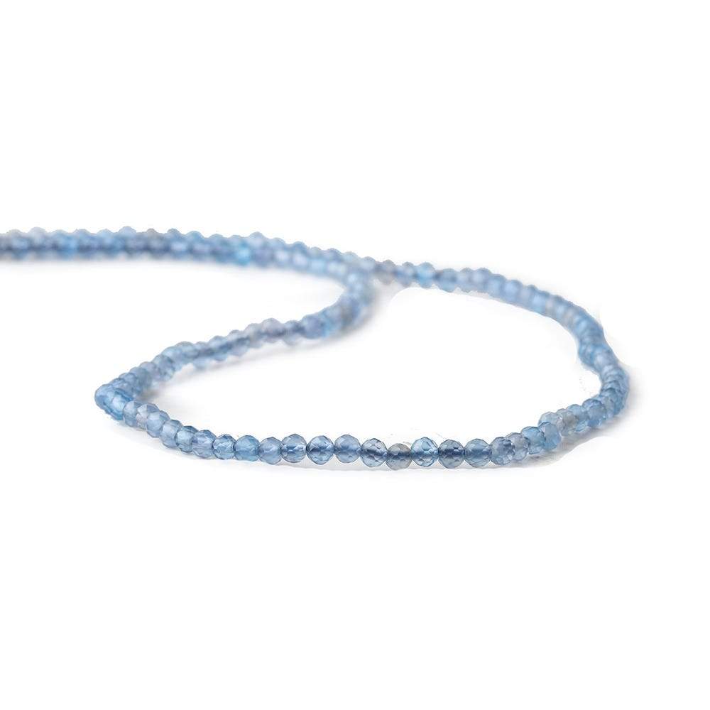 2mm Royal Blue Chalcedony microfaceted round beads 13 inch 165 pieces - Beadsofcambay.com