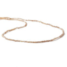 2mm Shaded Champagne Zircon micro faceted round beads 13.5 inch 210 pieces AAA - Beadsofcambay.com