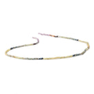 2mm Shaded Fancy Sapphire Micro Faceted Rondelles 12.5 inch 196 Beads AA - Beadsofcambay.com