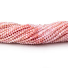 2mm Shaded Pink Peruvian Opal Micro Faceted Rondelles 13 inch 178 Beads - Beadsofcambay.com