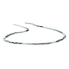 2mm Shaded Teal Blue Sapphire Micro Faceted Round Beads 12.5 inch 180 pieces - Beadsofcambay.com