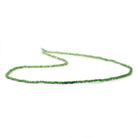 2mm Shaded Tsavorite Garnet Plain Rondelle Beads 18 inch 375 pieces - Beadsofcambay.com
