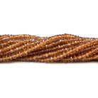2mm Spessartite Garnet Faceted Rondelle 14 inch 185 pcs - Beadsofcambay.com