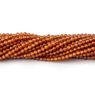 2mm Spessartite Garnet Micro Faceted Round Beads 12.5. inch 157 pieces - Beadsofcambay.com