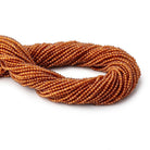 2mm Spessartite Garnet Micro Faceted Round Beads 12.5. inch 157 pieces - Beadsofcambay.com