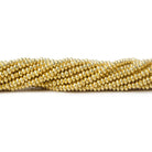 2mm Vermeil Plain Disc 8 inch 168 beads - Beadsofcambay.com