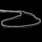 2mm White Topaz micro-faceted rondelles 13 inch 215 beads AAA - Beadsofcambay.com