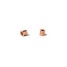 2x2mm Copper Crimp Beads Sold 100 per bag - Beadsofcambay.com
