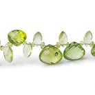 3-13x10mm Peridot Faceted Multiple Shape Beads 16 inch 139 pieces - Beadsofcambay.com