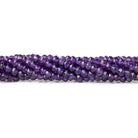 3-3.5mm Amethyst Faceted Rondelle Beads 13 inch 132 pieces - Beadsofcambay.com