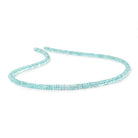 3-3.5mm Apatite faceted rondelles 16 inch 148 beads - Beadsofcambay.com