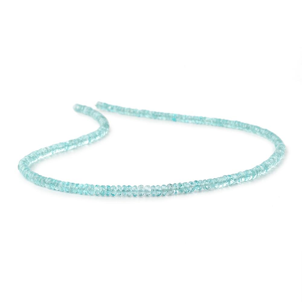 3-3.5mm Apatite faceted rondelles 16 inch 148 beads - Beadsofcambay.com