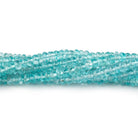 3-3.5mm Apatite faceted rondelles 16 inch 148 beads - Beadsofcambay.com