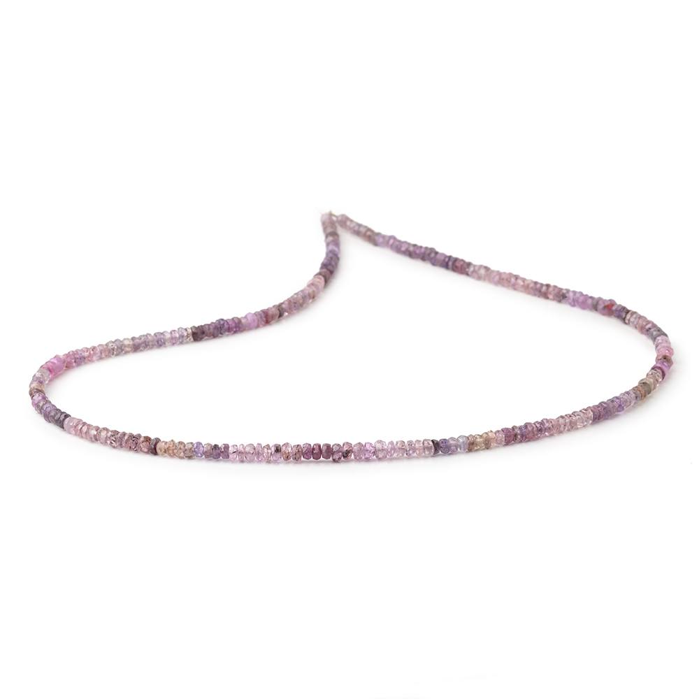3-3.5mm Multi Color Spinel Faceted Rondelle Beads 16 inch 242 pieces - Beadsofcambay.com