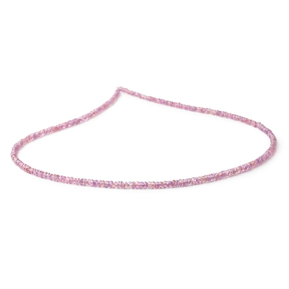 3-3.5mm Purple Spinel faceted rondelles 16 inch 239 beads AA grade - Beadsofcambay.com