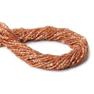 3-4.5mm Spessartite Garnet Faceted Rectangle Beads 14 inch 83 pieces - Beadsofcambay.com