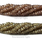 3-4mm Color Change Garnet faceted rondelles 18 inch AA - Beadsofcambay.com