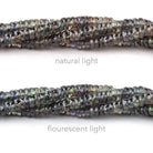 3-4mm Color Change Sapphire faceted heshi beads 16 inch 325 pieces - Beadsofcambay.com