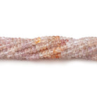 3-4mm Multi Color Topaz faceted rondelle beads 18 inch 200 pieces A grade - Beadsofcambay.com