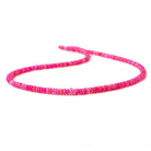 3-4mm Pink Opal Faceted Rondelles 17 inch 225 color treated beads AA - Beadsofcambay.com