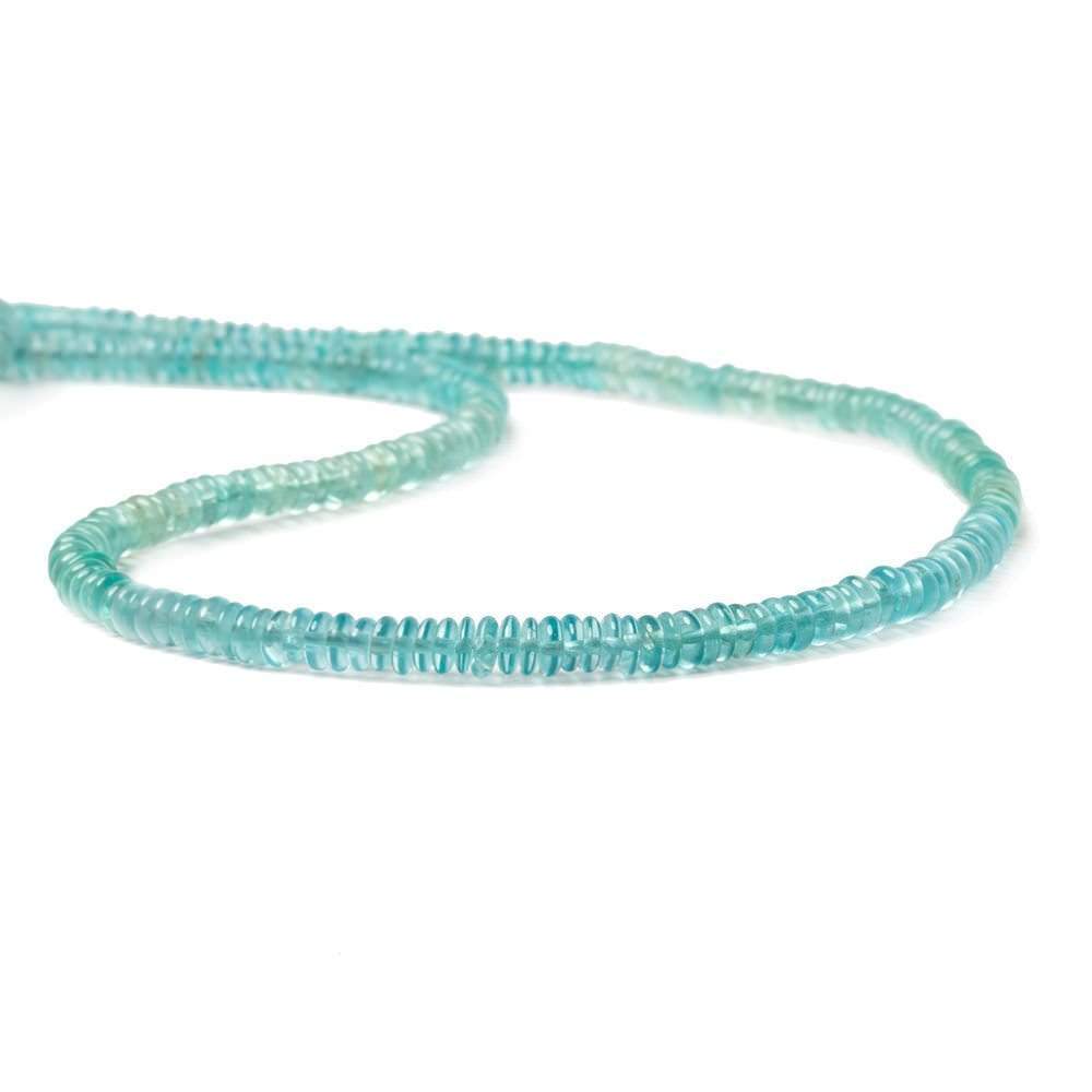 3-4mm Shaded Apatite Plain Rondelle Beads 13 inch 225 pieces - Beadsofcambay.com