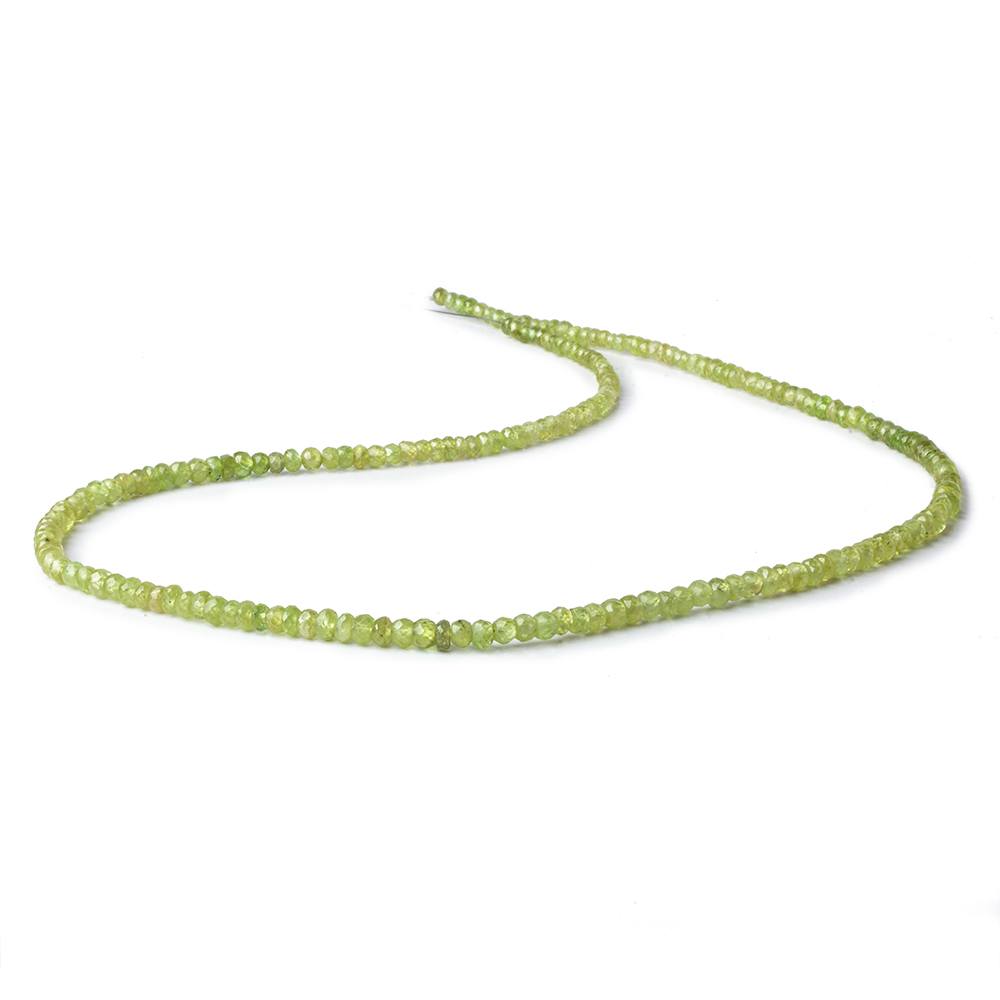 3-4mm Sphene faceted rondelle beads 18 inch 200 pieces AA - Beadsofcambay.com
