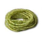 3-4mm Sphene faceted rondelle beads 18 inch 200 pieces AA - Beadsofcambay.com