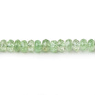 3-4mm Tsavorite Garnet Faceted Rondelle Beads 15.75 inch 187 pieces - Beadsofcambay.com