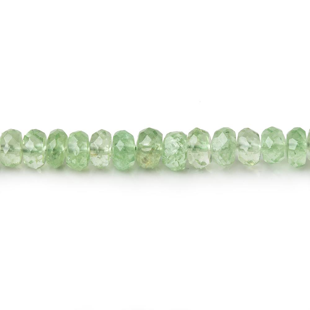 3-4mm Tsavorite Garnet Faceted Rondelle Beads 15.75 inch 187 pieces - Beadsofcambay.com