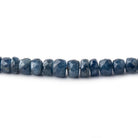 3-5.5mm Blue Sapphire Faceted Rondelle Beads 16 inch 156 pieces - Beadsofcambay.com