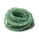 3-5.5mm Green Kyanite Faceted Rondelle Beads 16 inch 215 pieces - Beadsofcambay.com