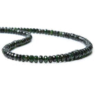 3-5mm Chrome Tourmaline Faceted Rondelle 16 inch 182 pieces - Beadsofcambay.com