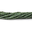 3-5mm Jade Plain Rice Beads 13 inch 75 pieces - Beadsofcambay.com