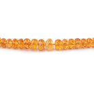 3-5mm Mandarin Garnet Faceted Rondelle Beads 18.75 inch 218 pieces AAA - Beadsofcambay.com