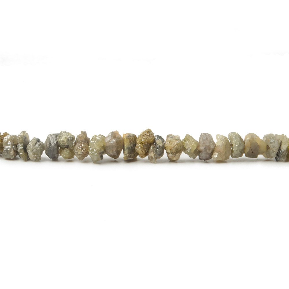 3-5mm Multi Color Diamond Unfaceted Nugget Beads 15 inch 190 pieces - Beadsofcambay.com